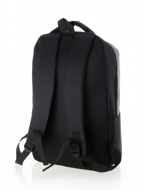 Рюкзак черно-серый 40x10x26 ткань