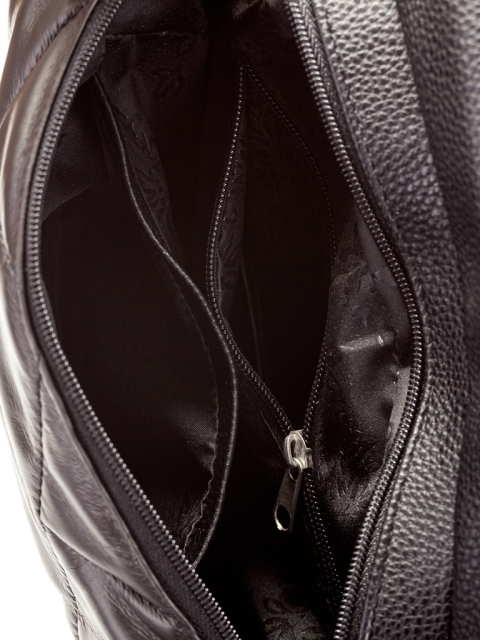 Рюкзак черный 28x10x30 искусственная кожа
