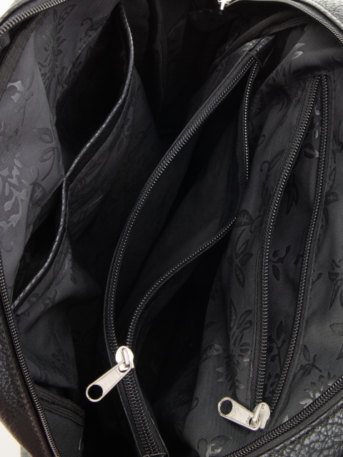 Рюкзак черный 36x10x30 искусственная кожа