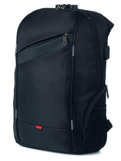 Рюкзак черный 51x11x35 100% нейлон с карманом