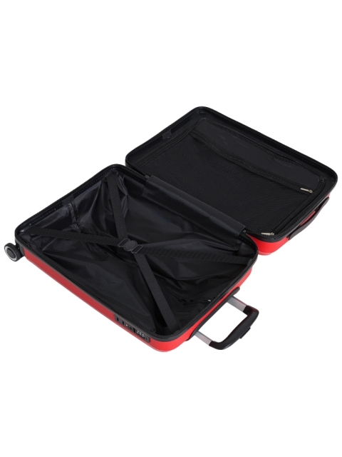 Красный чемодан из полипропилена PP-07 55x21x39