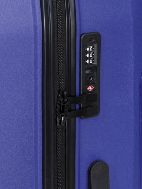 Синий чемодан из полипропилена PP-08 77х34х51
