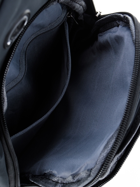 Рюкзак черный 30x5x18 полиэстер
