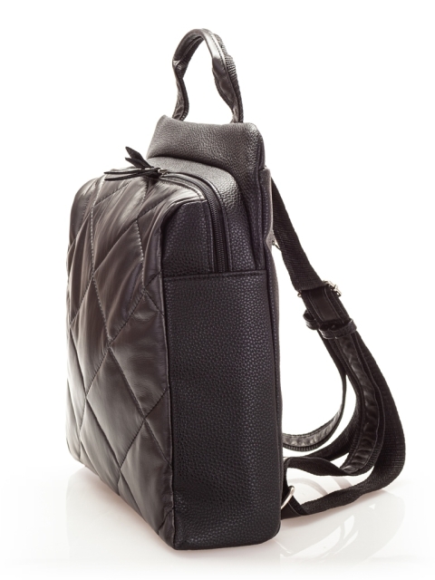 Рюкзак черный 28x10x30 искусственная кожа