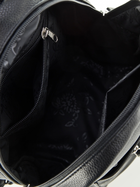 Рюкзак черный 30x18x25 искусственная кожа