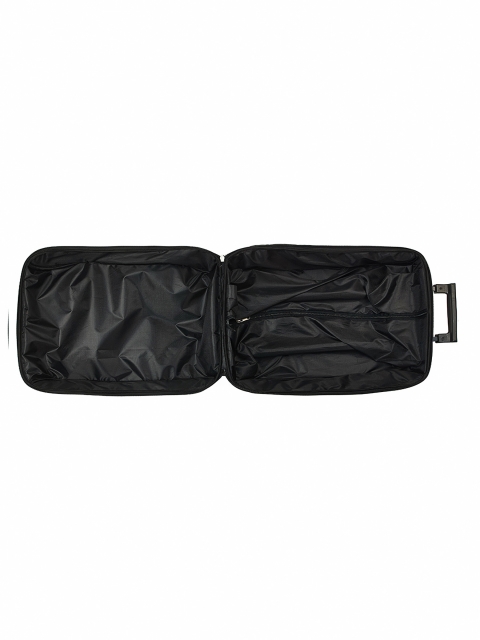 Дорожная сумка на колесах черная 47x22x29 ткань