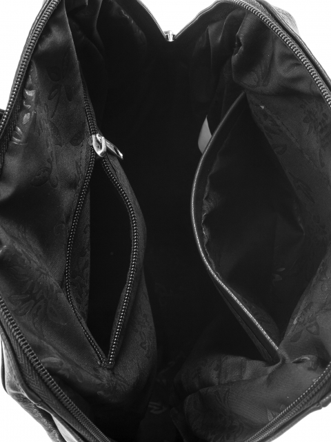 Рюкзак черный 30x15x31 искусственная кожа