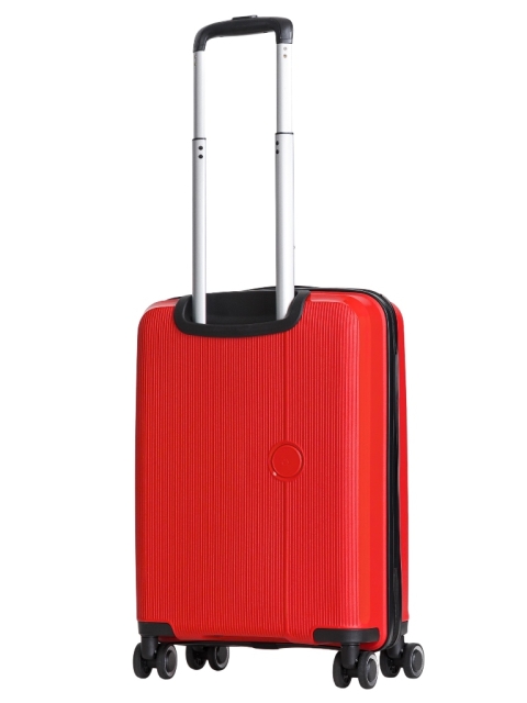 Красный чемодан из полипропилена PP-07 55x21x39