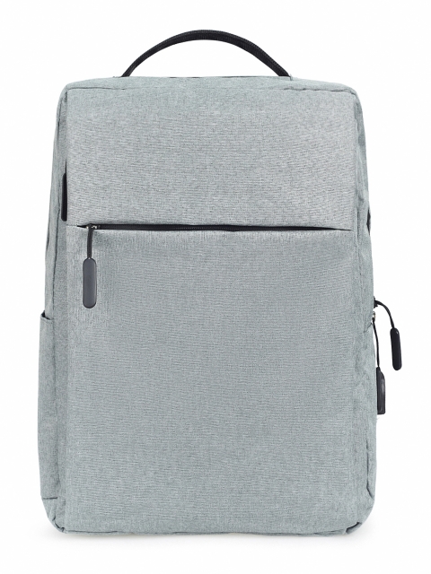 Рюкзак серый 40x10x28 ткань
