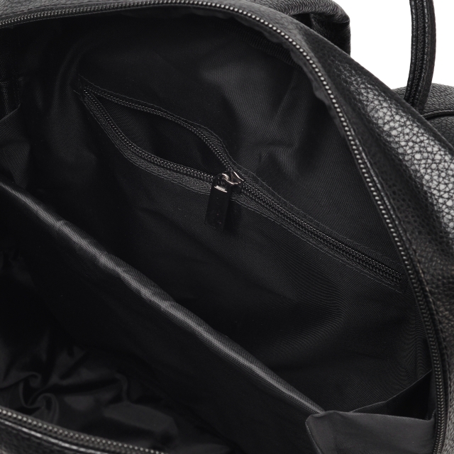 Рюкзак черный 29x13x35 искусственная кожа