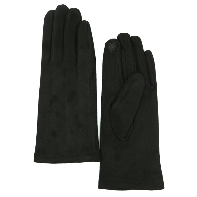 Перчатки из полиэстера черного цвета