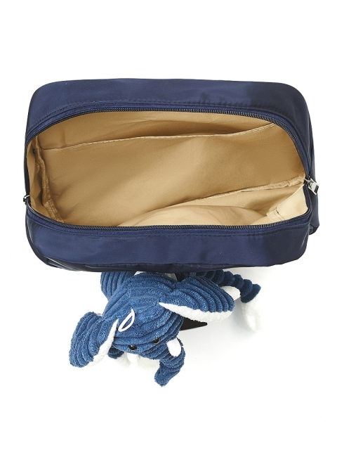 Рюкзак синий 30x10x27 ткань