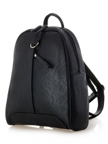 Рюкзак черный 36x10x30 искусственная кожа