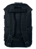 Рюкзак черный 51x11x35 100% нейлон с карманом - вид товара 3