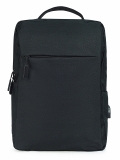 Рюкзак городской черный 40x10x28 ткань - вид товара 1