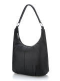 Вместительная сумка черного цвета из натуральной кожи - вид товара 1