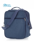Сумка-рюкзак синяя ткань - вид товара 1