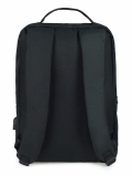 Рюкзак городской черный 40x10x28 ткань - вид товара 3