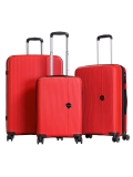 Красный чемодан из полипропилена PP-07 55x21x39 - вид товара 1