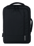 Сумка-рюкзак черная 40x15x30 100% полиуретан - вид товара 2