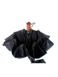 Зонт мужской полуавтомат черный полиэстер - вид товара 3