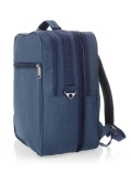 Сумка-рюкзак синяя ткань - вид товара 4