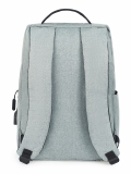Рюкзак серый 40x10x28 ткань - вид товара 3