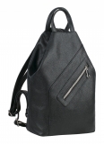 Рюкзак черный 30x12x22 натуральная кожа - вид товара 1