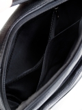 Мужская сумка черная 24x8x19 искусственная кожа - вид товара 3