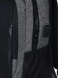 Рюкзак черно-серый 51x15x30 100% нейлон - вид товара 4