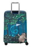 Чехол для чемодана из ткани с ежиком - вид товара 2