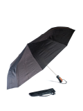 Зонт мужской полуавтомат черный полиэстер - вид товара 1
