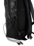 Рюкзак черный 40x18x30 эко кожа - вид товара 3