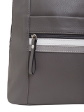 Рюкзак серый 30x9x28 искусственная кожа - вид товара 3