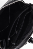 Рюкзак черный 30x11x23 натуральная кожа - вид товара 3