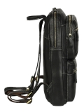 Рюкзак черный 37x11x28 натуральная кожа - вид товара 3