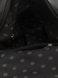 Рюкзак черный с драпировкой искусственная кожа - вид товара 3