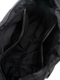 Сумка дорожная черная 30x14x37 ткань - вид товара 3