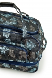 Дорожная сумка на колесах mix 35x30x57 ткань - вид товара 3