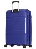 Синий чемодан из полипропилена PP-08 77х34х51 - вид товара 2