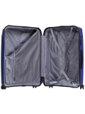 Синий чемодан из полипропилена PP-08 77х34х51 - вид товара 3