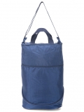 Дорожная сумка на колесах синяя 40x17x34 на колесиках ткань - вид товара 1