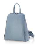 Рюкзак голубой 32x10x27 натуральная кожа - вид товара 1