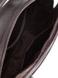 Мужская сумка коричневая 28x7x22 натуральная кожа - вид товара 3