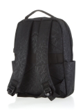 Рюкзак черный с принтом ткань - вид товара 2