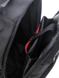 Рюкзак на колесах черный 50x23x34 ткань - вид товара 3