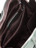 Рюкзак зеленый 30x11x23 натуральная кожа - вид товара 3