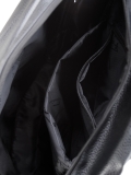 Рюкзак черный с клапаном 40x18x30 эко кожа - вид товара 4